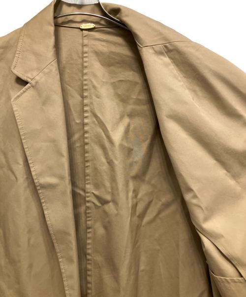 DEUXIEME CLASSE（ドゥーズィエム クラス）DEUXIEME CLASSE (ドゥーズィエム クラス) ギャバオーバーコート ベージュ サイズ:Freeの古着・服飾アイテム