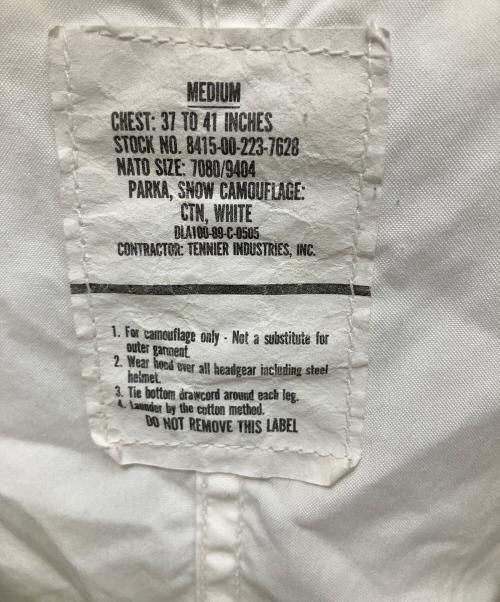 US ARMY（ユーエスアーミー）US ARMY (ユーエスアーミー) M-51スノーカモパーカー コート ホワイト サイズ:Mの古着・服飾アイテム