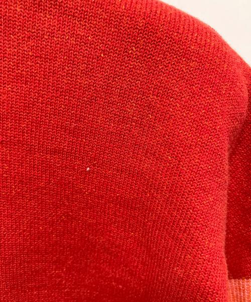 Vivienne Westwood（ヴィヴィアンウエストウッド）Vivienne Westwood (ヴィヴィアンウエストウッド) 厚手ニット レッド×ピンク サイズ:00の古着・服飾アイテム