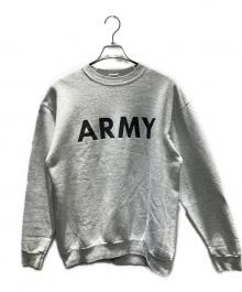 ミリタリー（ミリタリー）の古着「US ARMY スウェット」｜グレー