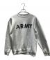 ミリタリー（ミリタリー）の古着「US ARMY スウェット」｜グレー