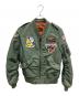 AVIREX（アヴィレックス）の古着「ブルーエンジェルス L-2B フライトジャケット」｜グリーン