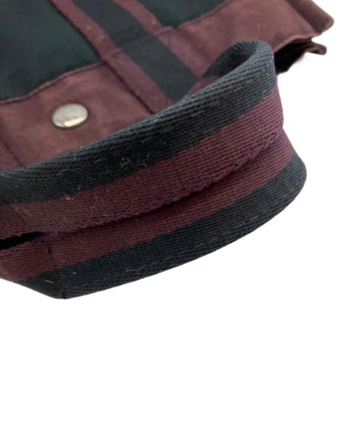 HERMES（エルメス）HERMES (エルメス) フールトゥ PM ハンドバッグ ブラック×ボルドーの古着・服飾アイテム