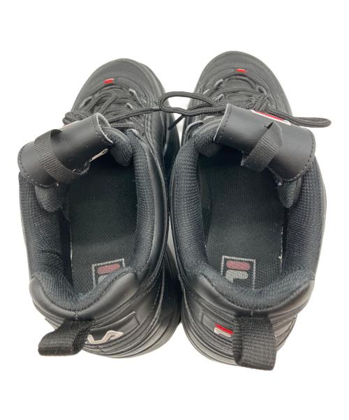 FILA（フィラ）FILA (フィラ) ディスラプターII 厚底スニーカー ブラック サイズ:25cmの古着・服飾アイテム