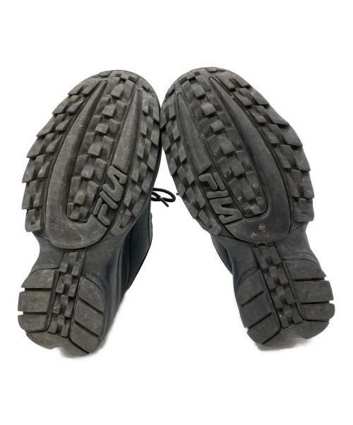 FILA（フィラ）FILA (フィラ) ディスラプターII 厚底スニーカー ブラック サイズ:25cmの古着・服飾アイテム