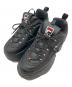 FILA（フィラ）の古着「ディスラプターII 厚底スニーカー」｜ブラック