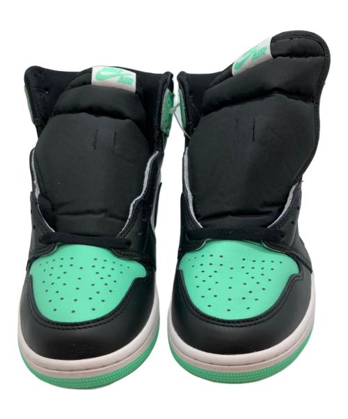 NIKE（ナイキ）NIKE (ナイキ) エアジョーダン 1 レトロ ハイ ハイカットスニーカー グリーン×ブラック サイズ:28cmの古着・服飾アイテム