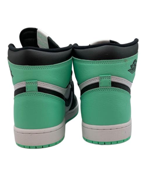 NIKE（ナイキ）NIKE (ナイキ) エアジョーダン 1 レトロ ハイ ハイカットスニーカー グリーン×ブラック サイズ:28cmの古着・服飾アイテム