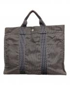 HERMESエルメス）の古着「エールラインMM ハンドバッグ」｜グレー