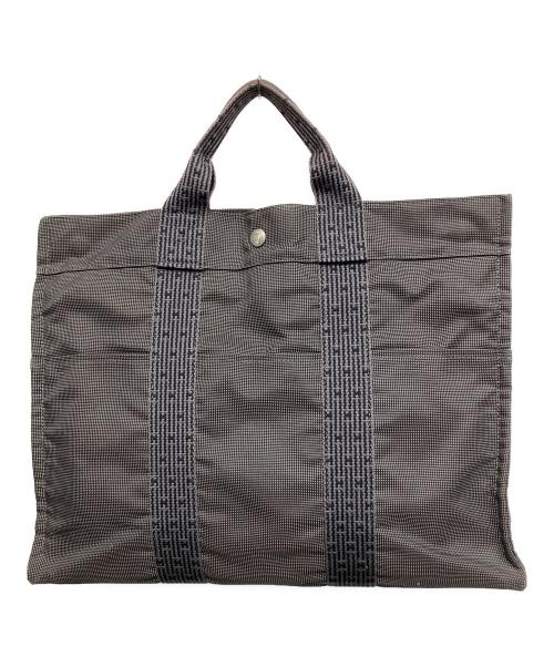 HERMES（エルメス）HERMES (エルメス) エールラインMM ハンドバッグ グレーの古着・服飾アイテム