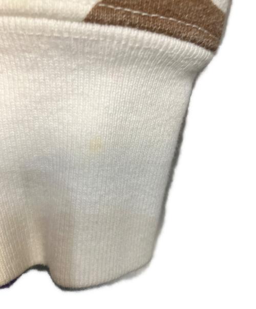 SUPREME（シュプリーム）SUPREME (シュプリーム) Rib Logo Zip Up Sweat Brown Camo 16AW ジップパーカー ホワイト×ブラウン サイズ:Sの古着・服飾アイテム