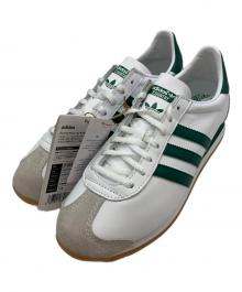 adidas Originals（アディダスオリジナル）の古着「Country OG カントリー ローカットスニーカー」｜ホワイト×グリーン