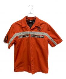 HARLEY-DAVIDSON（ハーレーダビッドソン）の古着「古着 半袖シャツ」｜オレンジ