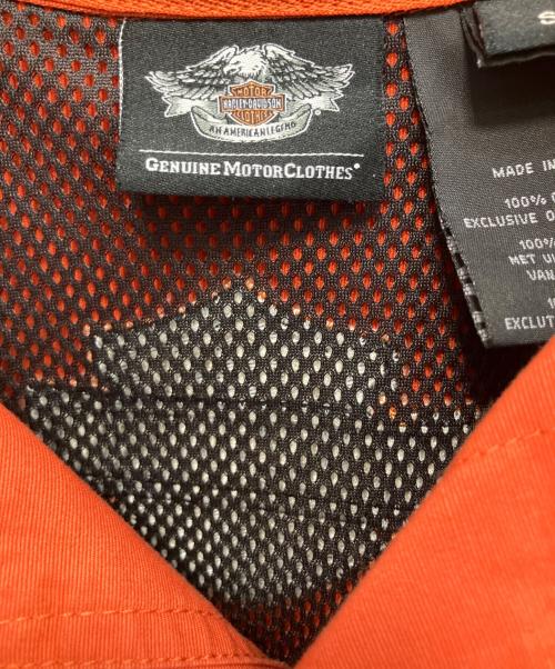 HARLEY-DAVIDSON（ハーレーダビッドソン）HARLEY-DAVIDSON (ハーレーダビッドソン) 古着 半袖シャツ オレンジ サイズ:Sの古着・服飾アイテム