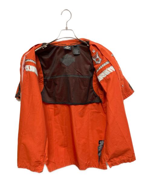 HARLEY-DAVIDSON（ハーレーダビッドソン）HARLEY-DAVIDSON (ハーレーダビッドソン) 古着 半袖シャツ オレンジ サイズ:Sの古着・服飾アイテム