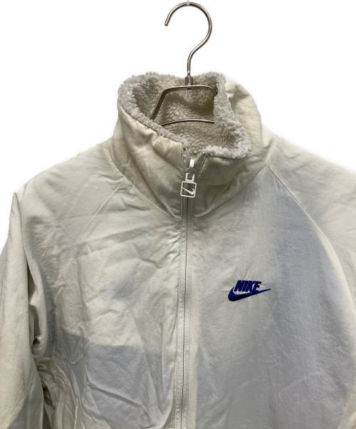 NIKE（ナイキ）NIKE (ナイキ) SWSH FULL ZIP JKT リバーシブルフリースジャケット ホワイト×ブルー サイズ:Mの古着・服飾アイテム