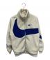 NIKE（ナイキ）の古着「SWSH FULL ZIP JKT リバーシブルフリースジャケット」｜ホワイト×ブルー