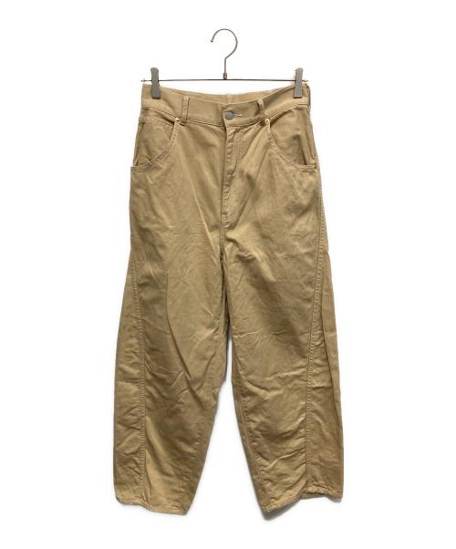 Ron Herman（ロンハーマン）Ron Herman (ロンハーマン) カラーワイド パンツ ベージュ サイズ:Sの古着・服飾アイテム