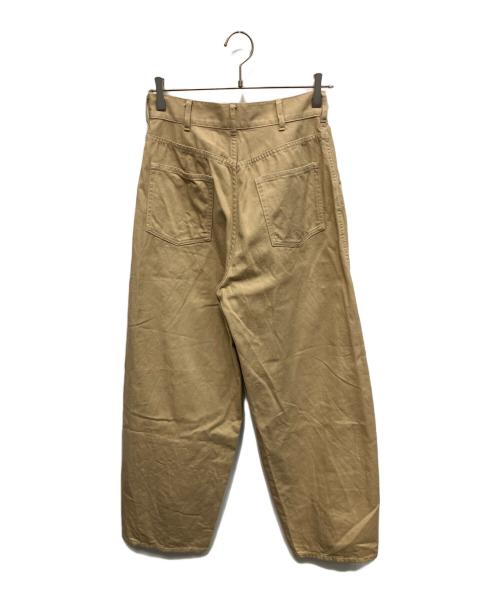 Ron Herman（ロンハーマン）Ron Herman (ロンハーマン) カラーワイド パンツ ベージュ サイズ:Sの古着・服飾アイテム