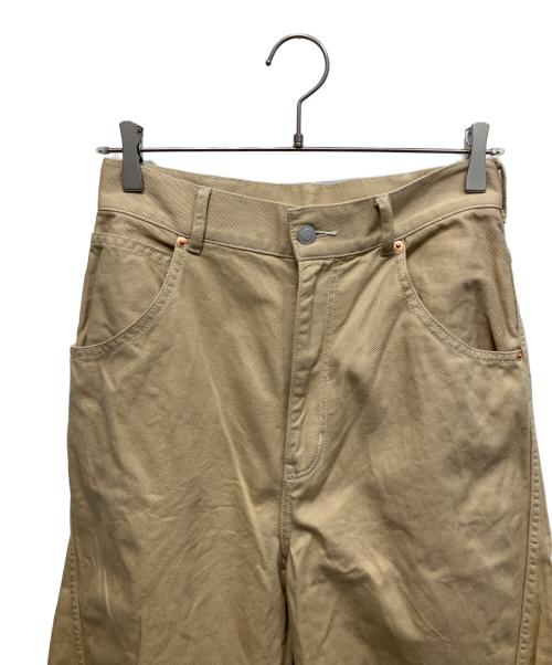 Ron Herman（ロンハーマン）Ron Herman (ロンハーマン) カラーワイド パンツ ベージュ サイズ:Sの古着・服飾アイテム
