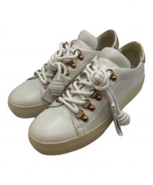 TOD'S（トッズ）の古着「ローカットスニーカー」｜ホワイト×ゴールド