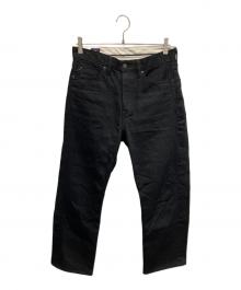 MOMOTARO JEANS（桃太郎ジーンズ）の古着「ブラックデニムパンツ」｜ブラック