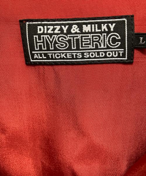 Hysteric Glamour（ヒステリックグラマー）Hysteric Glamour (ヒステリックグラマー) BLACK PANTHER刺繍 スーベニアシャツ 長袖シャツ レッド サイズ:Lの古着・服飾アイテム