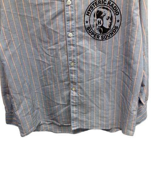 Hysteric Glamour（ヒステリックグラマー）Hysteric Glamour (ヒステリックグラマー) 長袖シャツ ブルー サイズ:Freeの古着・服飾アイテム
