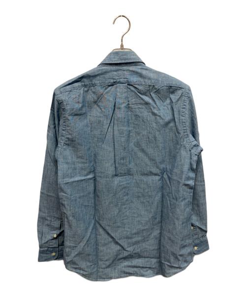 POLO RALPH LAUREN（ポロ・ラルフローレン）POLO RALPH LAUREN (ポロ・ラルフローレン) クラシックフィット シャンブレー シャツ 長袖シャツ ブルー サイズ:Mの古着・服飾アイテム