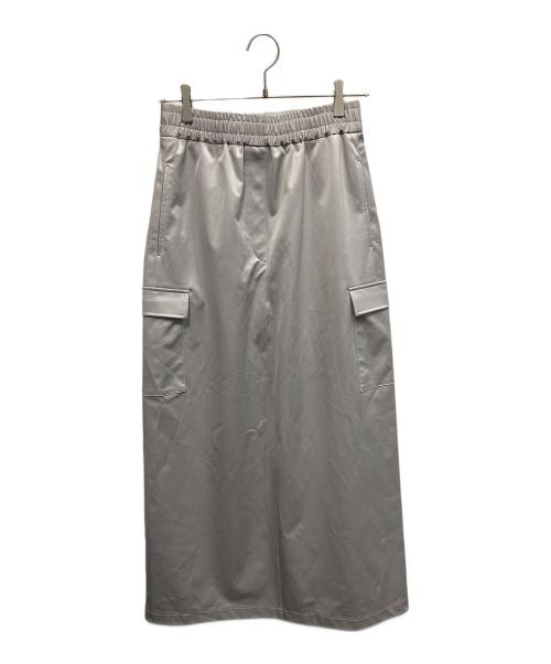 COGTHEBIGSMOKE（コグザビッグスモーク）COGTHEBIGSMOKE (コグザビッグスモーク) セミタイトロングカーゴスカート/KHLOE LONG CARGO SKIRT ロングスカート グレー サイズ:FREEの古着・服飾アイテム