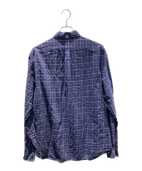 POLO RALPH LAUREN（ポロ・ラルフローレン）POLO RALPH LAUREN (ポロ・ラルフローレン) 古着 ロングスリーブシャツ ネイビー サイズ:XXLの古着・服飾アイテム