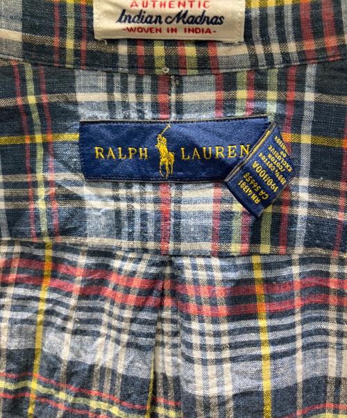 POLO RALPH LAUREN（ポロ・ラルフローレン）POLO RALPH LAUREN (ポロ・ラルフローレン) 古着 ロングスリーブシャツ ブルー サイズ:XXLの古着・服飾アイテム