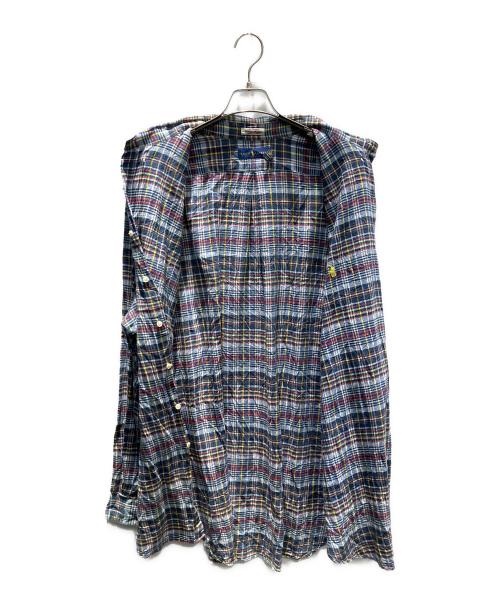 POLO RALPH LAUREN（ポロ・ラルフローレン）POLO RALPH LAUREN (ポロ・ラルフローレン) 古着 ロングスリーブシャツ ブルー サイズ:XXLの古着・服飾アイテム