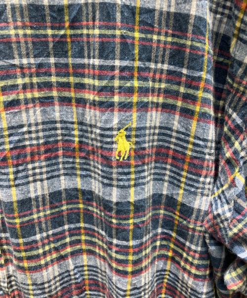 POLO RALPH LAUREN（ポロ・ラルフローレン）POLO RALPH LAUREN (ポロ・ラルフローレン) 古着 ロングスリーブシャツ ブルー サイズ:XXLの古着・服飾アイテム