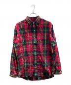 POLO RALPH LAURENポロ・ラルフローレン）の古着「古着 ロングスリーブシャツ」｜レッド