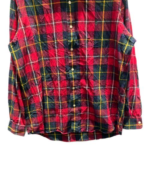 POLO RALPH LAUREN（ポロ・ラルフローレン）POLO RALPH LAUREN (ポロ・ラルフローレン) 古着 ロングスリーブシャツ レッド サイズ:XLの古着・服飾アイテム