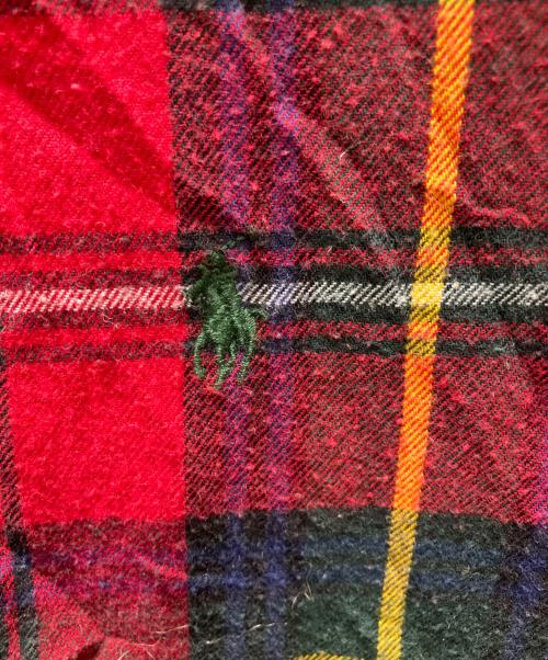 POLO RALPH LAUREN（ポロ・ラルフローレン）POLO RALPH LAUREN (ポロ・ラルフローレン) 古着 ロングスリーブシャツ レッド サイズ:XLの古着・服飾アイテム