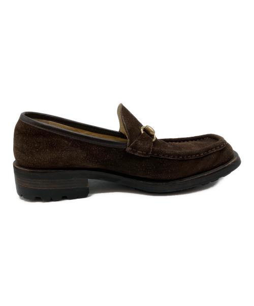 GUCCI（グッチ）GUCCI (グッチ) ホースビットローファー ブラウン サイズ:41Eの古着・服飾アイテム