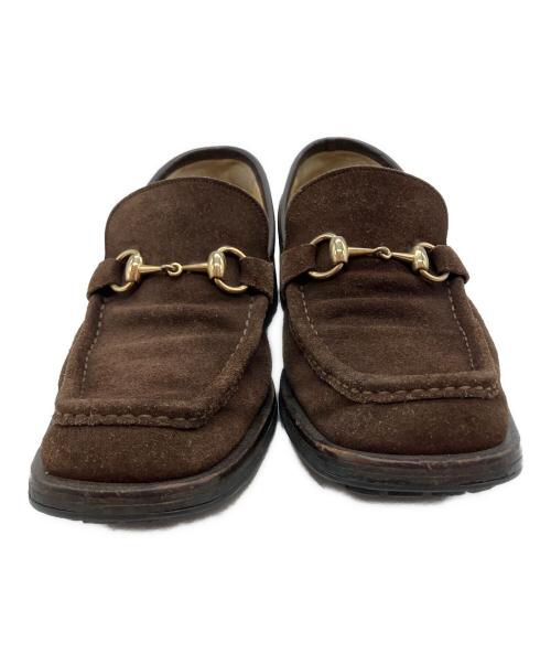 GUCCI（グッチ）GUCCI (グッチ) ホースビットローファー ブラウン サイズ:41Eの古着・服飾アイテム
