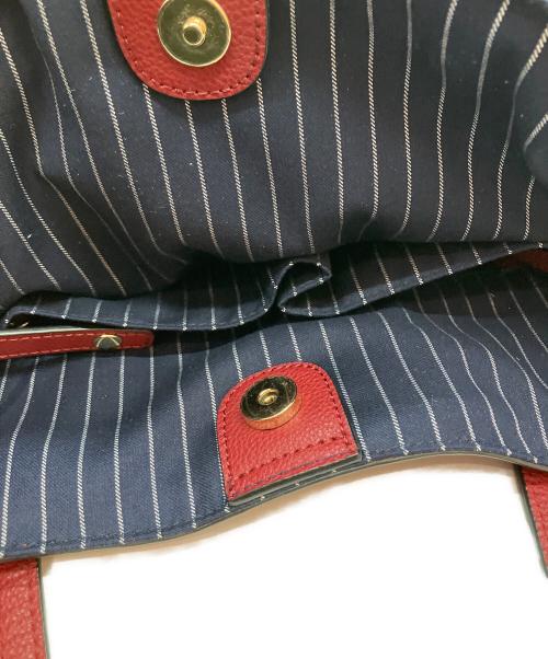 TOPKAPI（トプカピ）TOPKAPI (トプカピ) トートバッグ レッドの古着・服飾アイテム