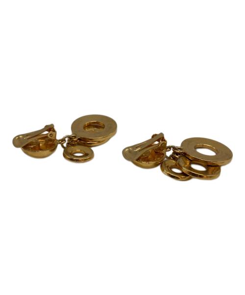 CELINE（セリーヌ）CELINE (セリーヌ) サークルロゴ3連 イヤリングの古着・服飾アイテム