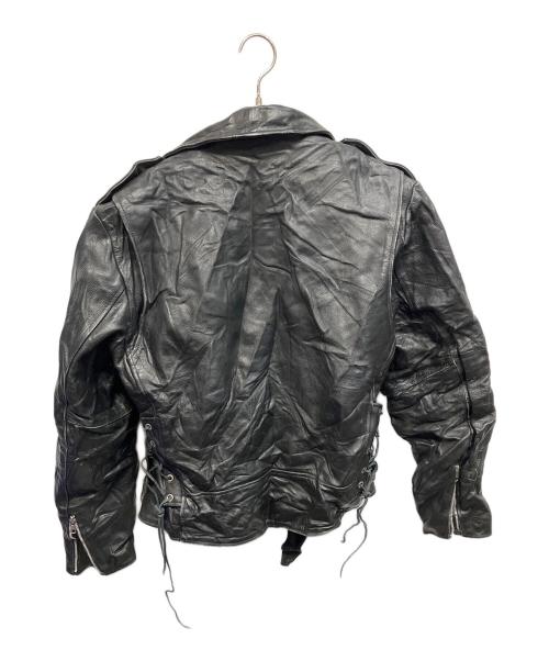 wilsons leather（ウィルソンズレザー）wilsons leather (ウィルソンズレザー) ダブルライダース レザージャケット ブラック サイズ:Lの古着・服飾アイテム