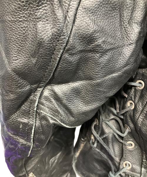 wilsons leather（ウィルソンズレザー）wilsons leather (ウィルソンズレザー) ダブルライダース レザージャケット ブラック サイズ:Lの古着・服飾アイテム