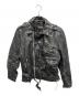 wilsons leather（ウィルソンズレザー）の古着「ダブルライダース レザージャケット」｜ブラック
