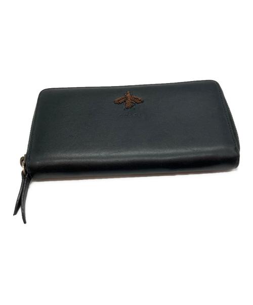 GUCCI（グッチ）GUCCI (グッチ) 長財布 ブラックの古着・服飾アイテム