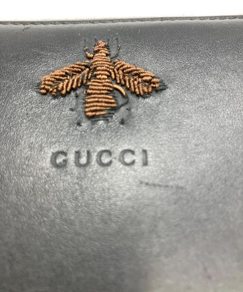 GUCCI（グッチ）GUCCI (グッチ) 長財布 ブラックの古着・服飾アイテム