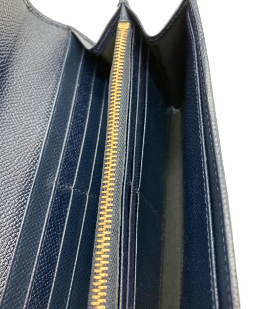 Salvatore Ferragamo（サルヴァトーレ フェラガモ）Salvatore Ferragamo (サルヴァトーレ フェラガモ) 長財布 ネイビーの古着・服飾アイテム