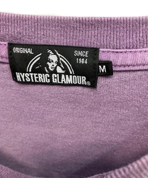 Hysteric Glamour（ヒステリックグラマー）Hysteric Glamour (ヒステリックグラマー) BRUTAL BONDAGE 半袖カットソー パープル サイズ:Mの古着・服飾アイテム