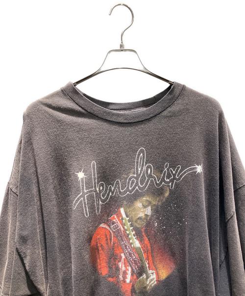JIMI HENDRIX（ジミ・ヘンドリックス）JIMI HENDRIX (ジミ・ヘンドリックス) 半袖カットソー ブラウン サイズ:不明の古着・服飾アイテム