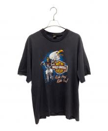 HARLEY-DAVIDSON（ハーレーダビッドソン）の古着「80-90s半袖カットソー」｜ブラック